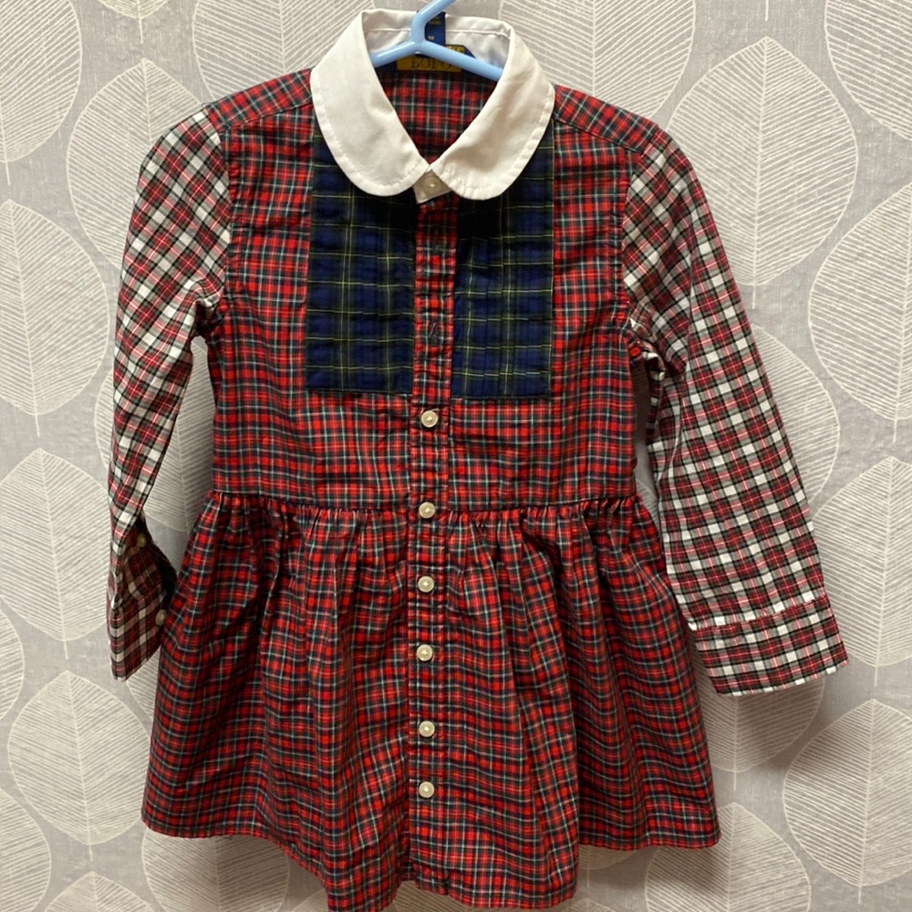 Plaid polo Ralph Lauren dress